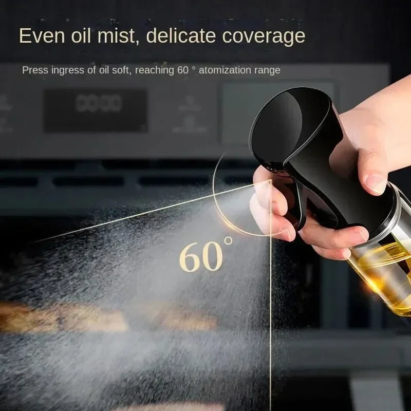 1Pc 200/300/500ML Oil Spray Pot Kitchen Household Edible Olive Oil Spray Bottle Atomized Misty Oil Tank Air Fryer Spray Bottle
