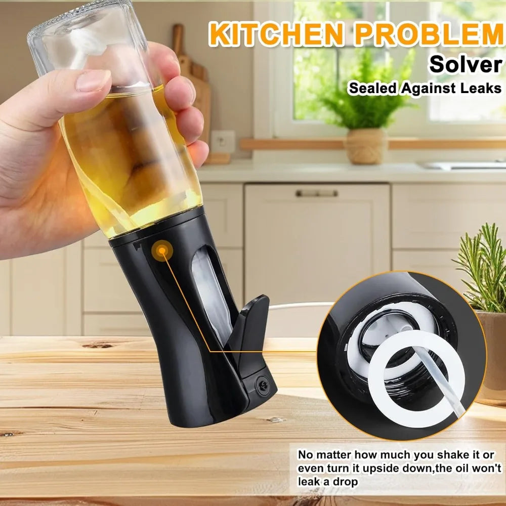 Olive Oil Spray Bottle Reusable Cooking  Dispenser for Camping  Baking BBQ Soy Sauce Sprayer Containers Kitchen Accessories