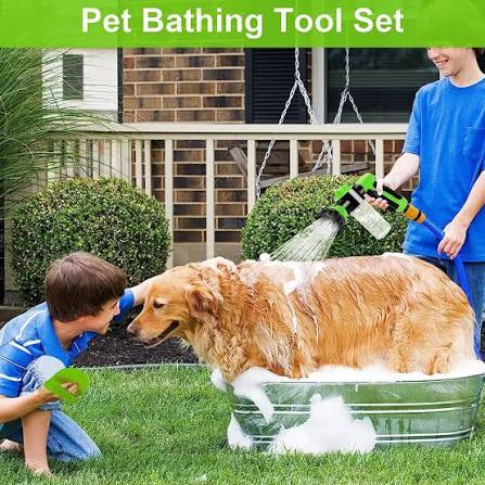 Pet Shower Sprayer with Adjustable Pressure Nozzle