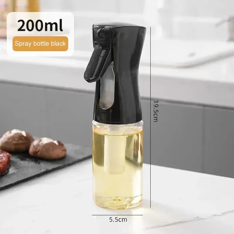 1Pc 200/300/500ML Oil Spray Pot Kitchen Household Edible Olive Oil Spray Bottle Atomized Misty Oil Tank Air Fryer Spray Bottle